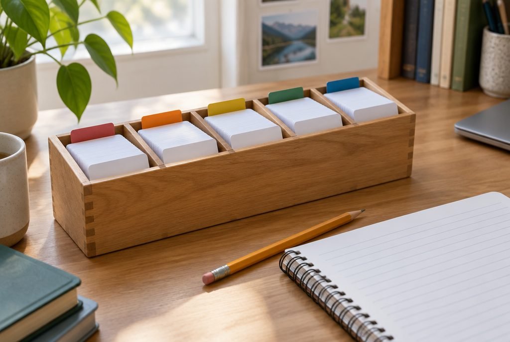 Boîte de Leitner et fiches de révision, méthode de répétition espacée